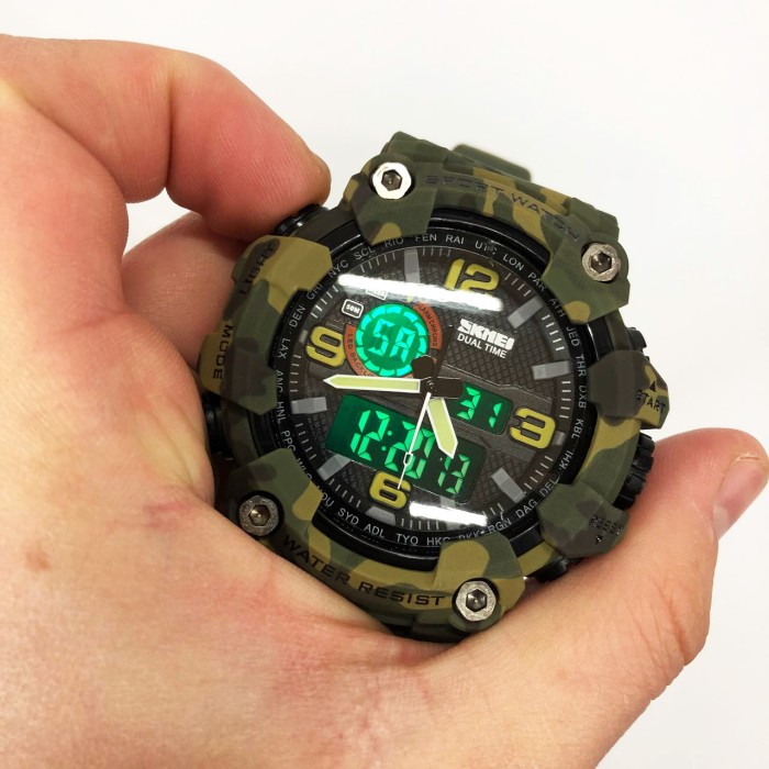 Спортивні чоловічі годинники зручні SKMEI, Годинники спортивні багатофункціональні OI-13