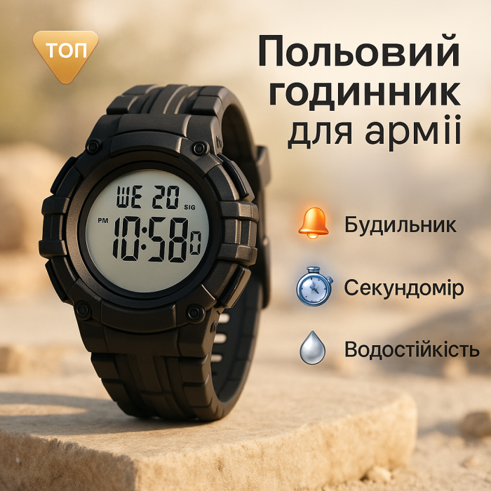 Наружний годинник для військового тактичний годинник військової тематики ZU-79