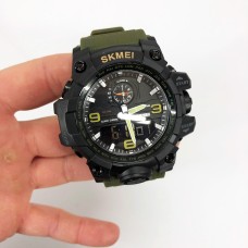 Годинники для подорожей SKMEI 1586AG, Годинники для риболовлі та походів Спортивно-тактичні NE-93