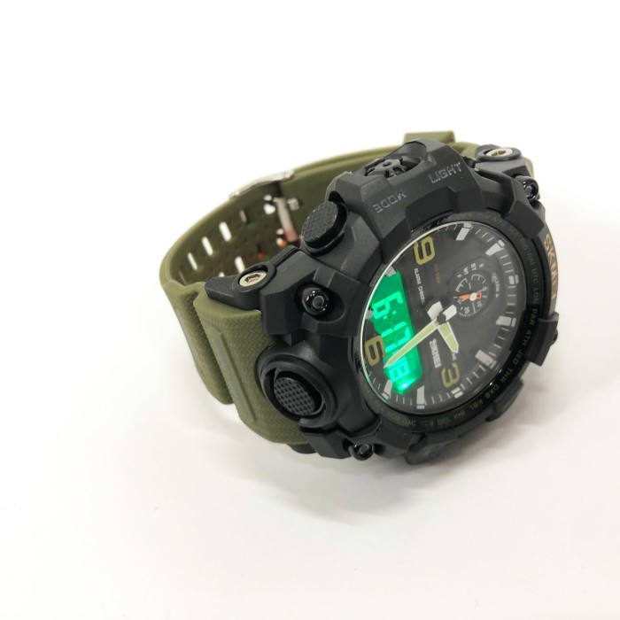 Годинники для подорожей SKMEI 1586AG, Годинники для риболовлі та походів Спортивно-тактичні NE-93