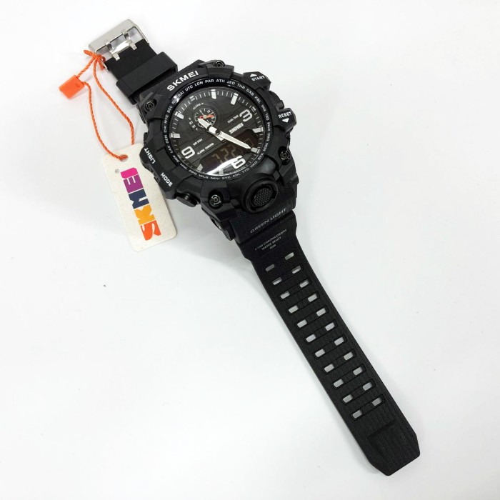 Годинники спортивні скмей SKMEI 1586BK BLACK, Армійський годинник протиударний, CD-450 Годинники спортивні