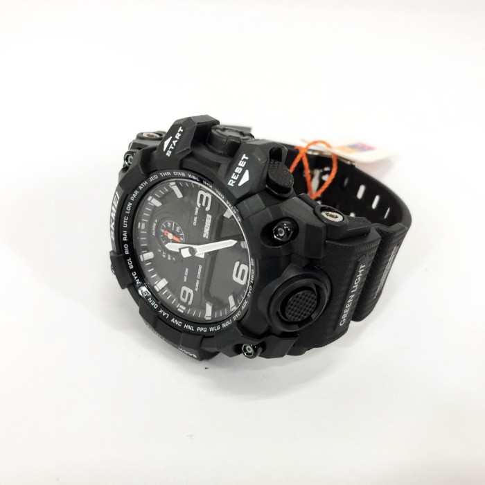 Надійні чоловічі наручні годинники SKMEI 1586BK BLACK, Армійські наручні годинники для чоловіків ZY-88