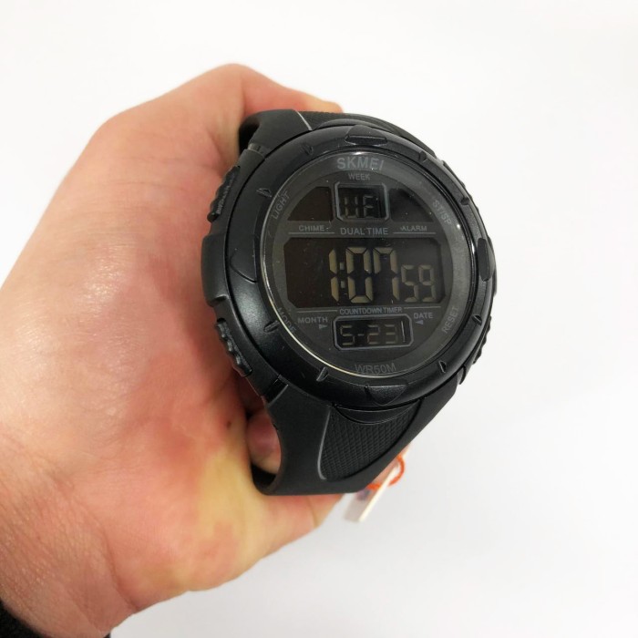 Водонепроникні годинники 50 м SKMEI 1656BK, Годинники для активних військових Армійські топ QK-77