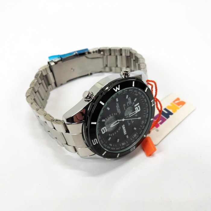 Чоловічі наручні годинники SKMEI 1670SIWT, Ексклюзивні чоловічі годинники Солідні VA-90