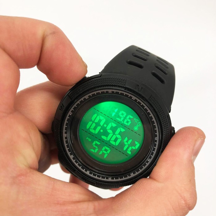 Годинник наручний чоловічий SKMEI 1681BKWT BLACK-WHITE, годинник спортивний
