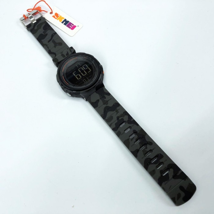Годинник наручний чоловічий SKMEI 1841CMGY GREY CAMO, армійський годинник протиударний. Колір: сірий