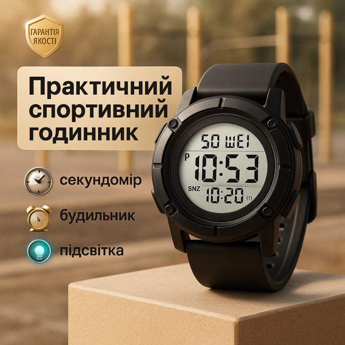 Армійський годинник протиударний, Армійський наручний годинник з таймером Протиударний ZE-14