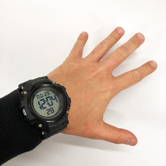 Годинник водонепроникний та протиударний SKMEI 1886BKWT, Годинник для подорожі Протиударний TN-52