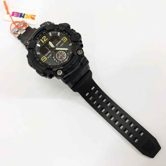 Хороший наручний годинник чоловічий SKMEI 1965BK BLACK, Армійський годинник з водонепроникністю IK-51