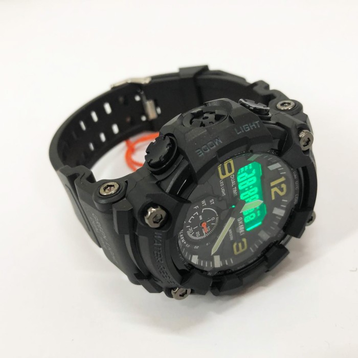 Годинники наручні електронні для хлопців SKMEI 1965BK BLACK, Надійні чоловічі наручні годинники VN-13