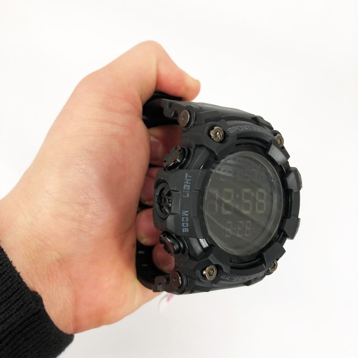 Електронний спортивний годинник SKMEI, Армійський годинник протиударний Сучасний військовий WE-99