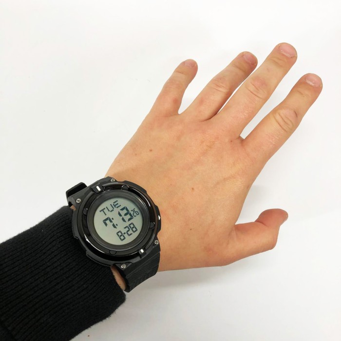 Спортивний міцний годинник SKMEI 2010BKWT BLACK-WHITE, Електронний вологозахищений наручний годинник XY-10