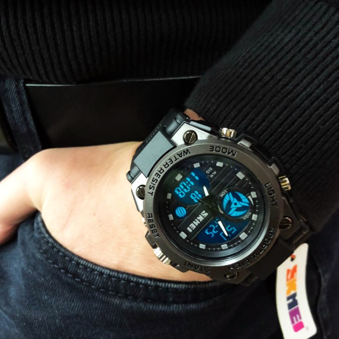 Військовий годинник спецслужби SKMEI 2031BK, Ударостійкий водонепроникний годинник EA-65