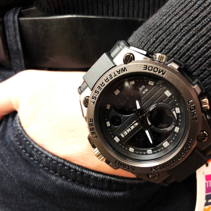 Військовий годинник спецслужби SKMEI 2031BK, Ударостійкий водонепроникний годинник EA-65