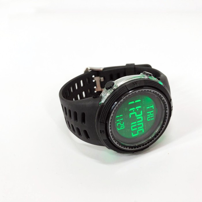 Чоловічий армійський водостійкий тактичний годинник SKMEI 2070BK BLACK, Електронний спортивний годинник JU-68