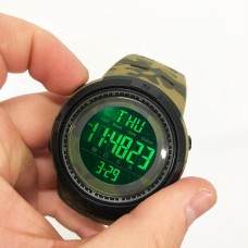 Чоловічий тактичний військовий годинник SKMEI 2070CMGN, Протиударний годинник, LZ-983 Годинники спортивні