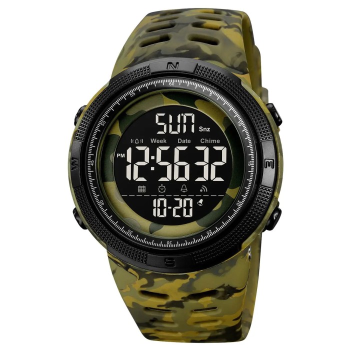 Годинник наручний чоловічий SKMEI 2070CMGN ARMY GREEN CAMO