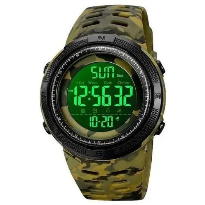 Годинник наручний чоловічий SKMEI 2070CMGN ARMY GREEN CAMO