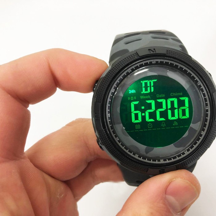 Протиударні військові чоловічі годинники SKMEI 2070CMGY, Чоловічі годинники з офіційною гарантією XN-45