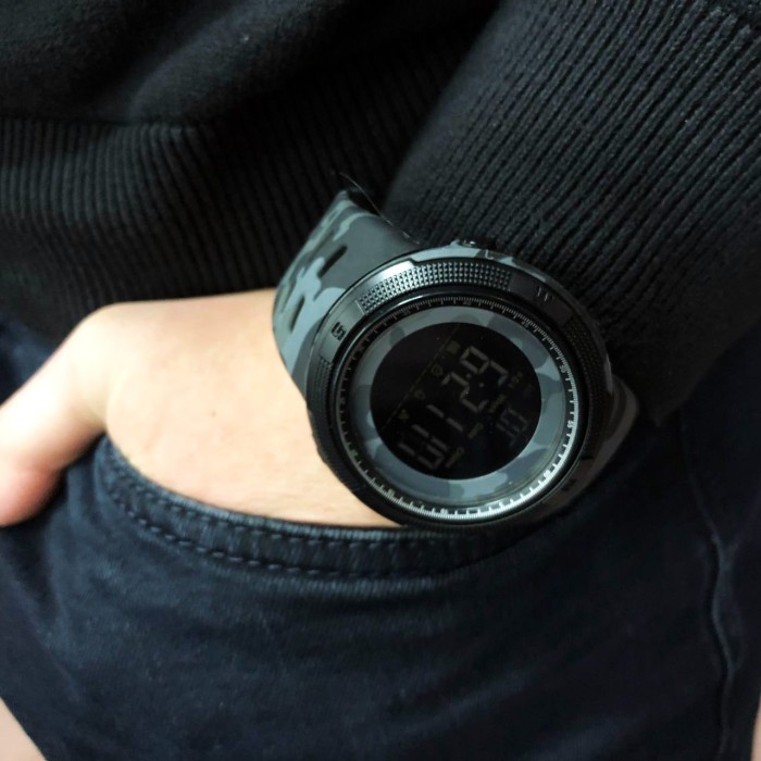 Практичний спортивний чоловічий годинник SKMEI 2070CMGY, Електронний спортивний годинник GV-93