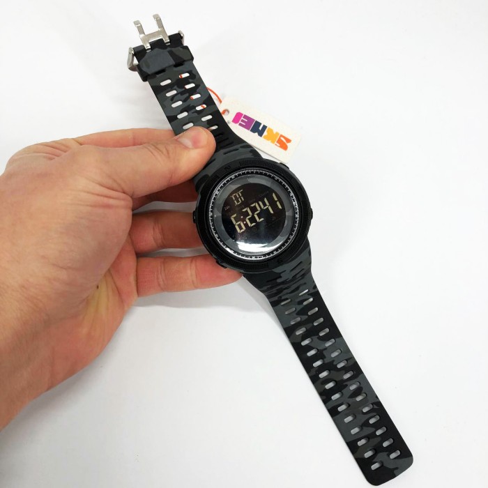 Практичний спортивний чоловічий годинник SKMEI 2070CMGY, Електронний спортивний годинник GV-93