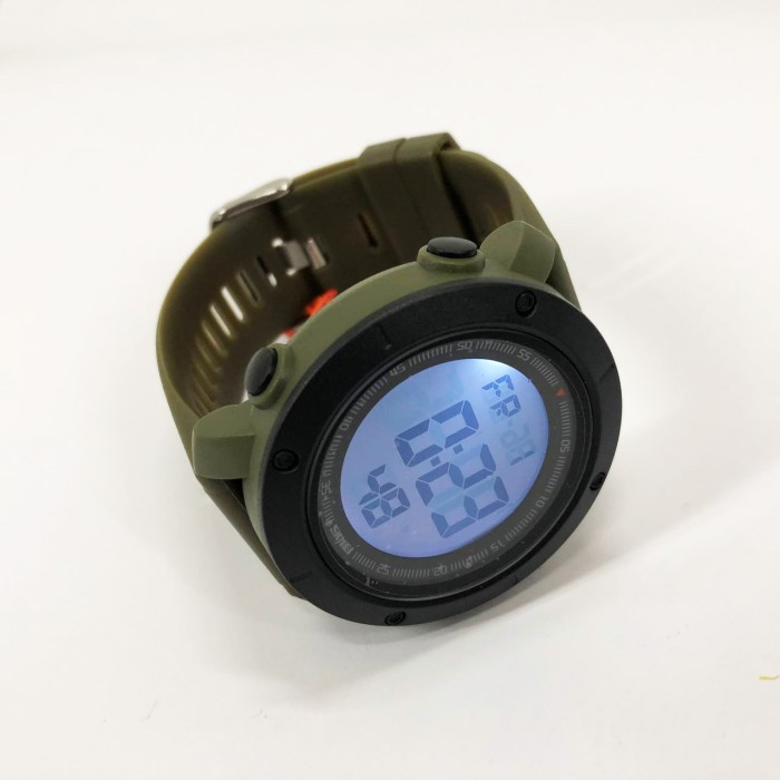 Простий електронний наручний чоловічий годинник SKMEI 2122AGWT, Тактичний годинник для ЗСУ DP-58