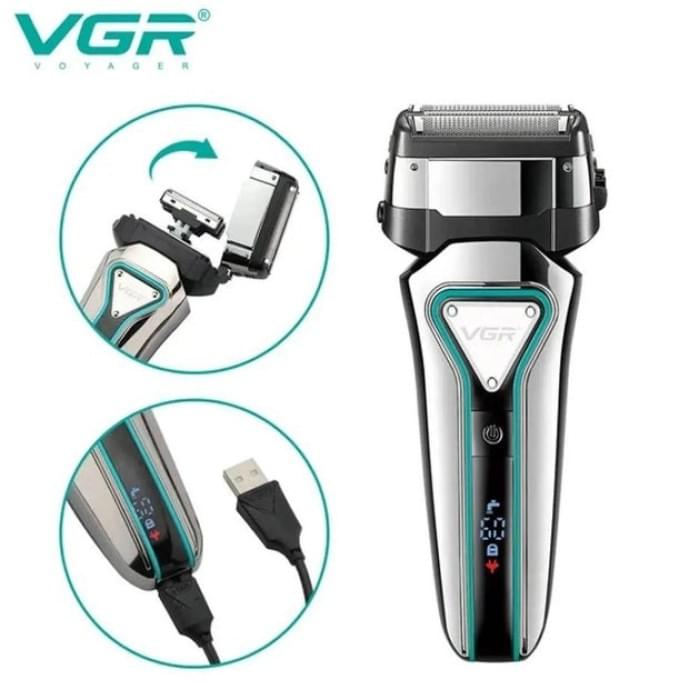 Електробритви для чоловіків SHAVER VGR V-333, Бритви для гоління EK-566 чоловічі електричні