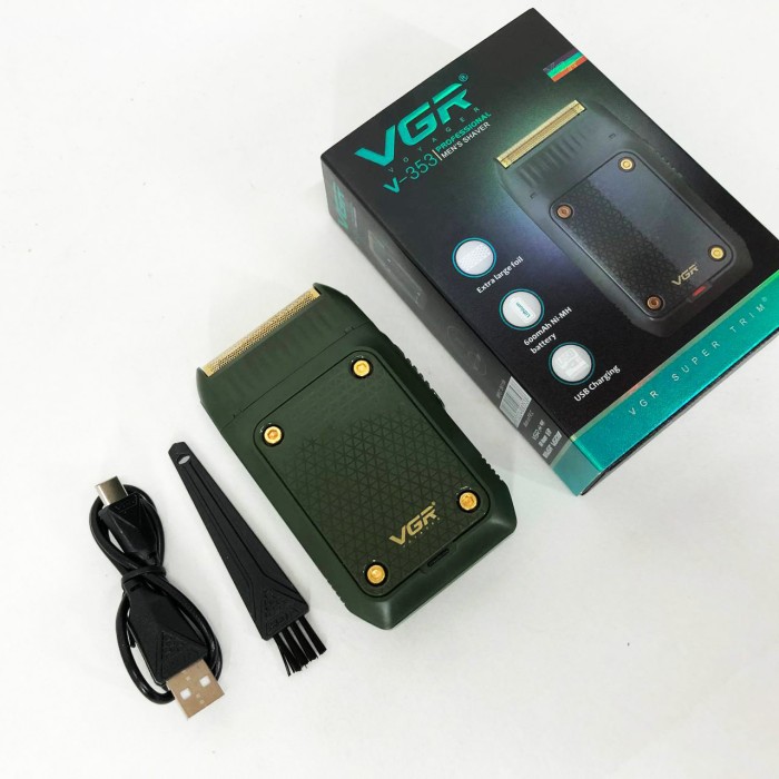 Електробритви для чоловіків SHAVER VGR V-353, Професійна електробритва GP-651 з насадками