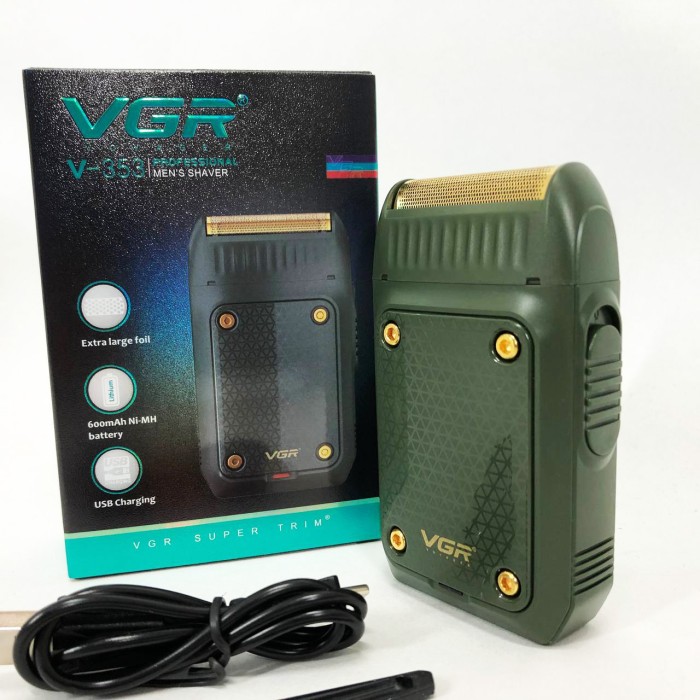 Електробритви для чоловіків SHAVER VGR V-353, Професійна електробритва GP-651 з насадками