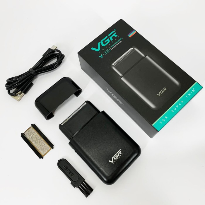 Електробритви для чоловіків SHAVER VGR V-390, Професійна бритва-шейвер, Електронна бритва для бороди BG-60