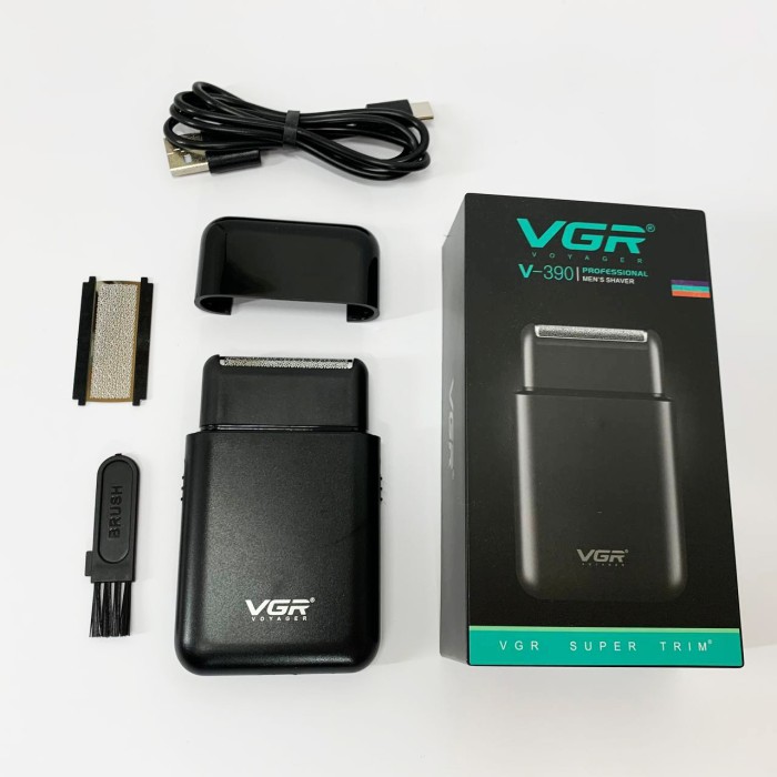 Електробритви для чоловіків SHAVER VGR V-390, Професійна бритва-шейвер, Електронна бритва для бороди BG-60