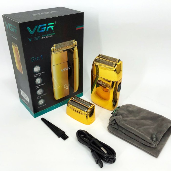 Професійна бритва з акумулятором VGR, Професійна чоловіча електробритва, Портативна бритва FT-95