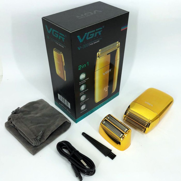 Професійна бритва з акумулятором VGR, Професійна чоловіча електробритва, Портативна бритва FT-95