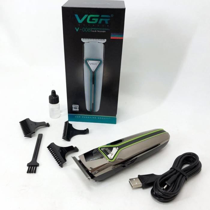 Практична машинка для стрижки волосся VGR V-008 Pro, Чоловічий набір для стрижки IQ-895 волосся бездротовий