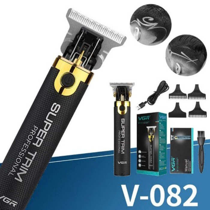 Чоловічий набір для стрижки волосся акумуляторний VGR V-082, Надійна машинка для стрижки RQ-49
