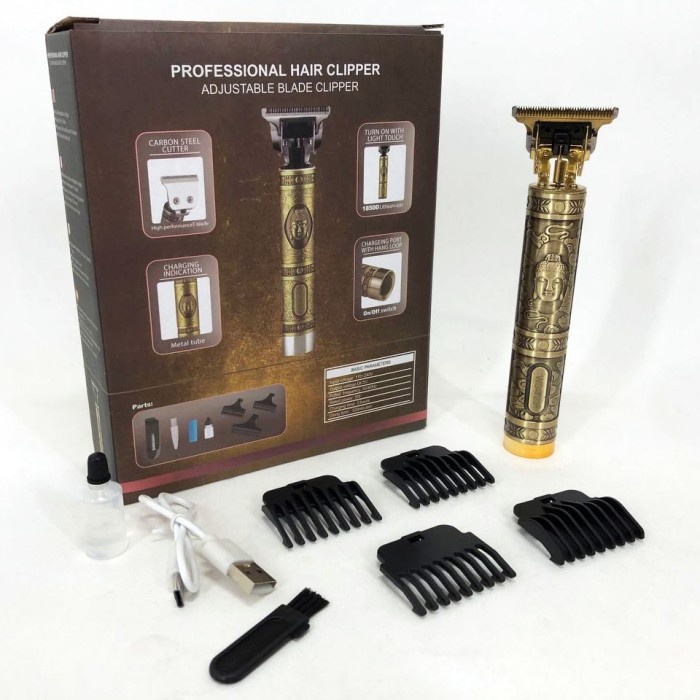 Тример для стрижки акумуляторний професійний Hair Clipper WS-T99, Електромашинка для волосся LZ-80