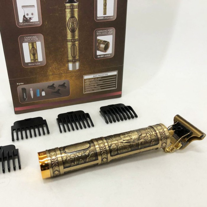 Тример для стрижки акумуляторний професійний Hair Clipper WS-T99, Електромашинка для волосся LZ-80
