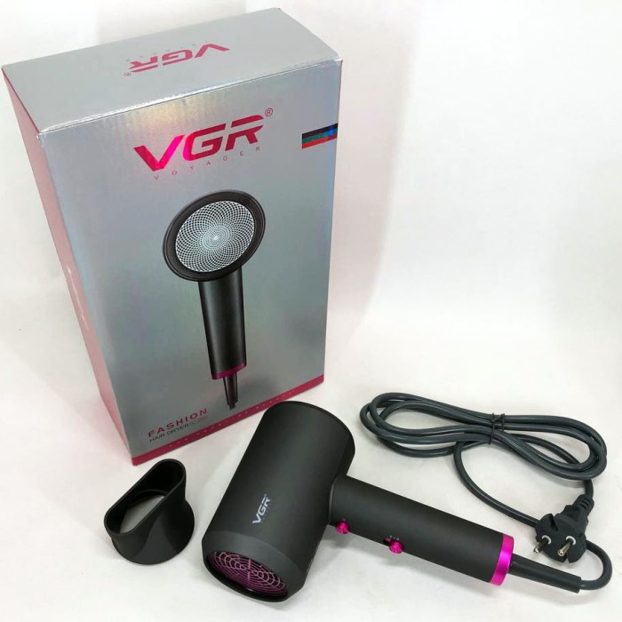 Електричний фен для укладання VGR, Хороший електричний фен без шкоди для волосся KN-49