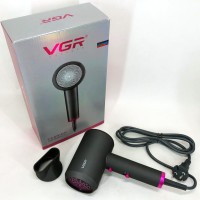 Гарний потужний фен VGR V-400 2000 Вт, Потужний фен для волосся, Малошумний фен для IK-128 укладання волосся
