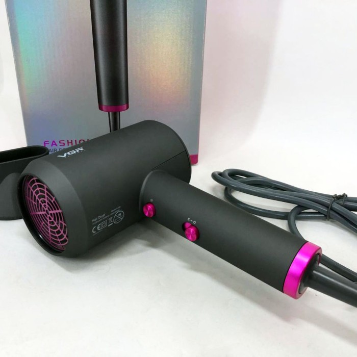 Фен електричний з насадками VGR V-400 2000 Вт, Електрофен з насадками, Фени для сушіння волосся NO-10