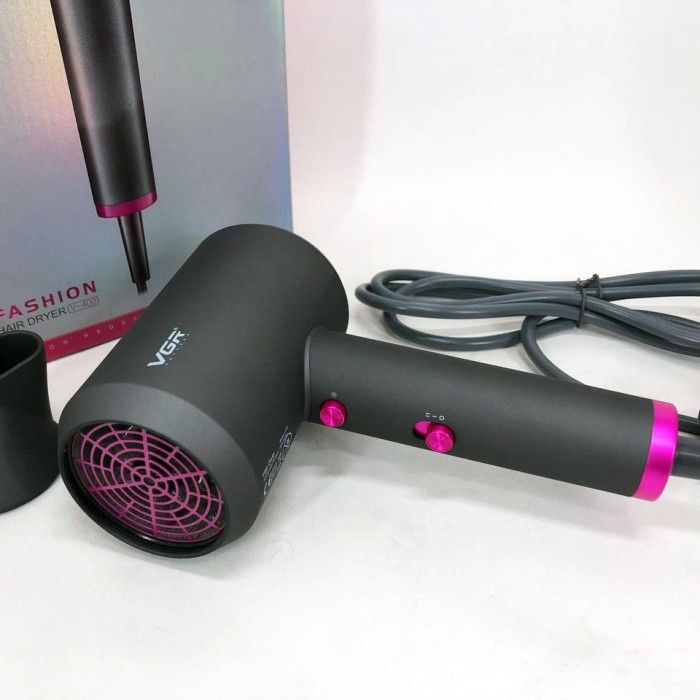 Фен електричний з насадками VGR V-400 2000 Вт, Електрофен з насадками, Фени для сушіння волосся NO-10