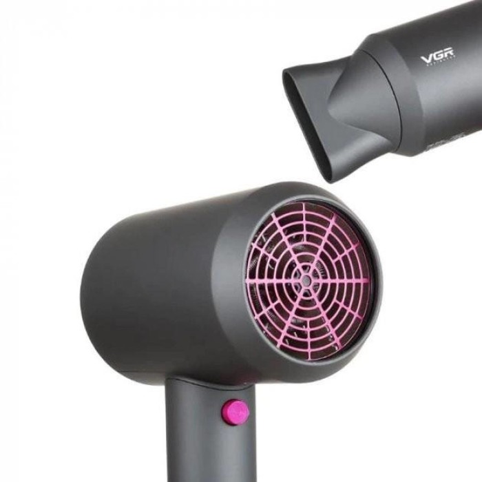 Фен електричний з насадками VGR V-400 2000 Вт, Електрофен з насадками, Фени для сушіння волосся NO-10