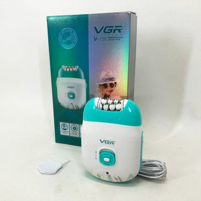 Електричний епілятор пилка VGR V-726, Епілятор бритва для ніг, Тример для інтимних місць KY-90