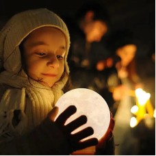 Лампа нічник для дому Moon Lamp 18 см, Дитяча акумуляторна лампа 7 кольорів, Нічник HR-699 на акумуляторі