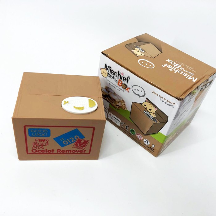 Дитяча сейф скарбничка злодюжка монет у коробці KV-18