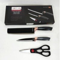 Нержавіючий кухонний ніж Rainberg RB-8803, Універсальний набір ножів, Комплект гострих ножів для кухні GT-14