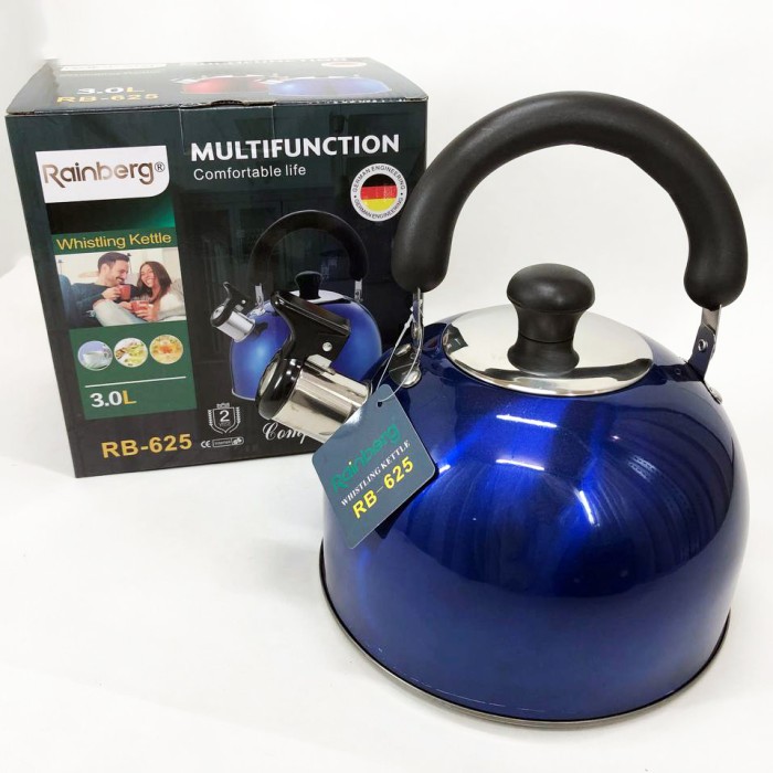 Чайник для плити з гучним свистком Rainberg, Чайники зі свистком заварювальні чайники IY-55