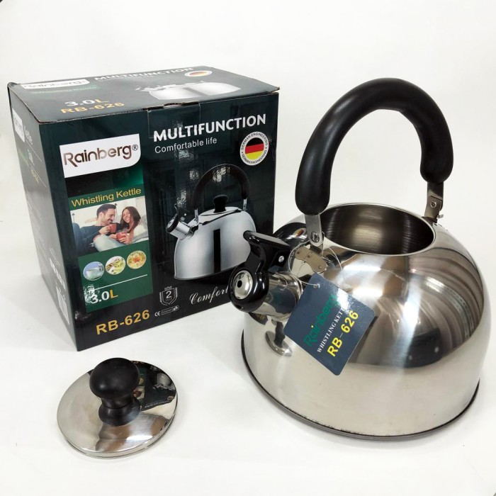 Гарний чайник зі свистком, Чайник зі сигналом, Чайники наплитні Кухонний газовий EG-83