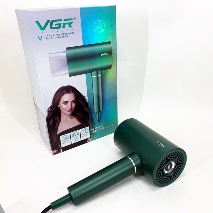 Фен з холодним повітрям для укладання VGR V-431 1600-1800 Вт, Зручний фен для домашнього використання EQ-91