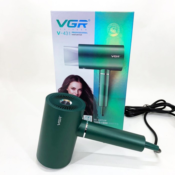 Фен з холодним повітрям для укладання VGR V-431 1600-1800 Вт, Зручний фен для домашнього використання EQ-91